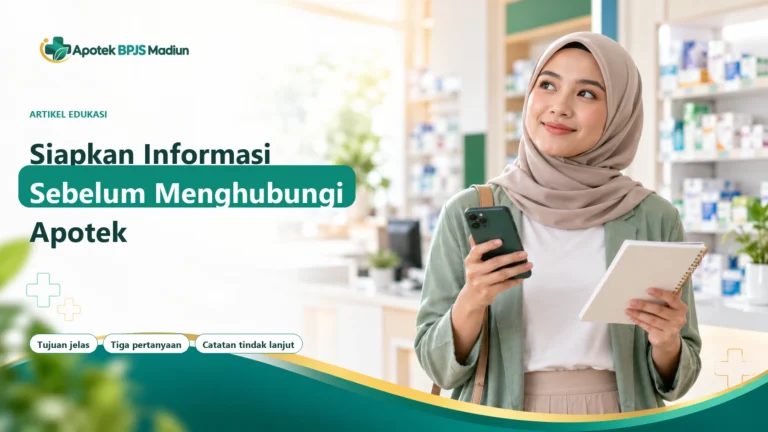 Ilustrasi untuk Cara Menyiapkan Informasi Sebelum Menghubungi Apotek